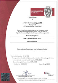 ISO EN 9001:2015