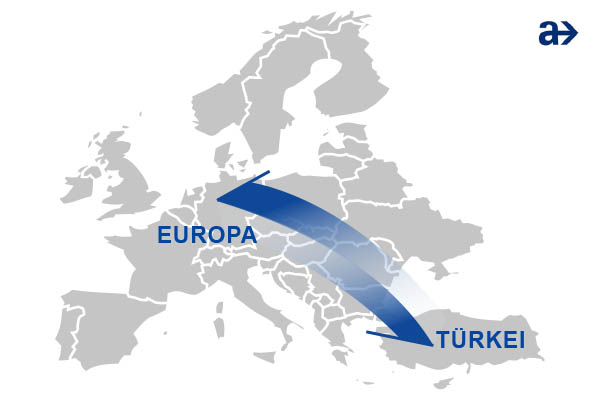 Karte Europa Türkei